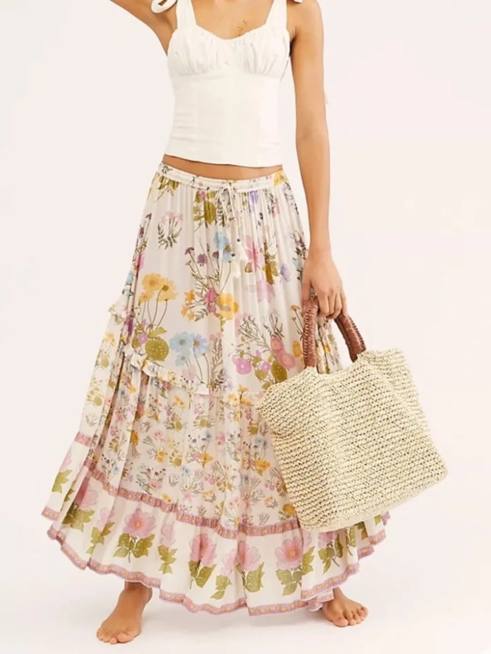 Spell and the Gypsy Wild Bloom Maxi Skirt Size Medium